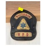 Leather Helmet Shield "Victoria" EMT