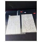 Letters written in 1862