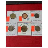 1950 5 centavos (3), 2025 Gem BU, Token(?), .....