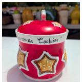 Christmas Jar with "Cookies" writing
