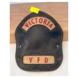 Cairnes & Bros Leather Helmet Shield "Victoria"