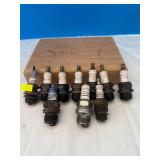 (10) Champion/Auto Lite Spark Plugs some W-14