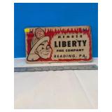 Liberty Automobile Bumper Tag