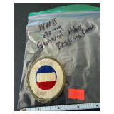 WW II Army General Headquarters Reserve Unit Patch