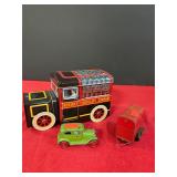 Corgi Horse Trailer, 1934 Car, Tin Storage Box