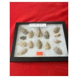 Arrowheads found along the Dan River