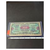 1944 France 50 Francs Allied Military Currency
