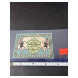 1922 German "Not-Geld" Banknote from the Town of..