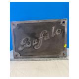 Buffalo Rear Fender Step Plate - Script