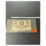 Confederate States of America 50 Cent Note