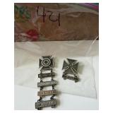 Marksman Badges - not marked Sterling