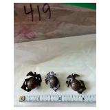 WW II US Marine Corp Eagle Globe & Anchor Insignia