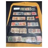 Stamp sheets from China