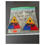 WWII US Army 4th and 8th Armored Division