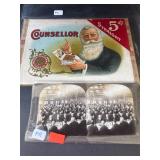 Presko Binocular Company Vew Sheet/ Cigar Box lid