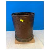 Extinguisher Bucket, Copper, Brass Base, 1920s