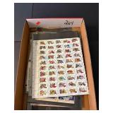 Box of Unused Mint Sheets & Plate Blocks