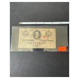 Confederate States of America 50 Cent Note