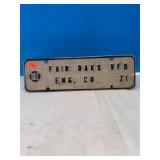 Fair Oaks VFD Tag Topper