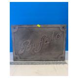 Buffalo Rear Fender Step Plate - Script
