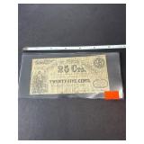 State of South Carolina 25 cent note