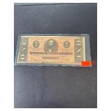 CSA Note Richmond Virginia one dollar