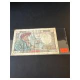 1941 50 Francs banknote from France