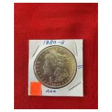1880 S Morgan Dollar AU
