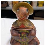 Turtle Cookie Jar - Chip on Rim