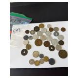 WW II era before and during- Foreign Coin Lot