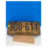 1925 OHIO Tags Matching Pair