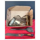Sand Blast Nozzle, Spikes, stove top handle misc