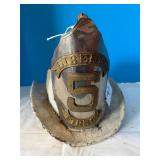 Helmet, Liberty #5, Leather Cairns, Tin Front