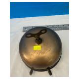 Station Gong, 6", Brass w/ Winding Key