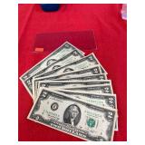 Two Dollar Bank Notes Series 1976 (9 total)