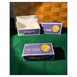 (3) Boxes Coin Holders