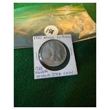 1985 Mexico 50 Pesos Silver Coin, .720 silver