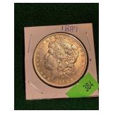 1889 Morgan Dollar