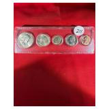 1961 Mint Set. 90% Silver