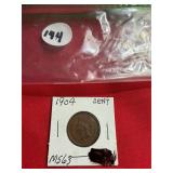 1904 Indian Cent MS63