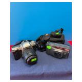 Pentax ZX-50; Minolta Family Zoom w/Case