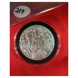 One oz. .999 Silver Round (Legendary Warriors)