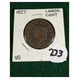 1827 Large Cent