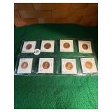 Eight Lincoln Proof Pennies 1999-S - 2006-S
