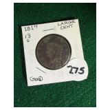 1817 Large Cent 13 Stars, Good