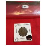 1860 Indian Cent VG