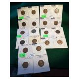 (20) Wheat Cents