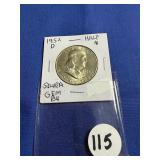 1952-D Ben Franklin Gem Proof Half Dollar