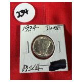 1934 Mercury Dime MS64