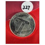 One oz. (Pan American) .999 Silver Round